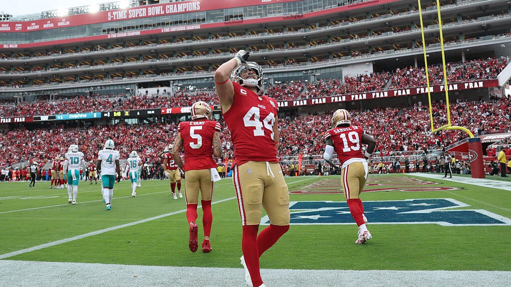 49ers' Kyle Juszczyk wins appeal after being fined by NFL over "Juice" celebration — CBS Bay Area (KPIX), Menlo Park Sports news
