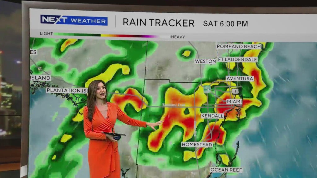 Spotty showers possible in South Florida Thursday before heavy rain, flood threat arrives this weekend — CBS Miami, Menlo Park Sports news
