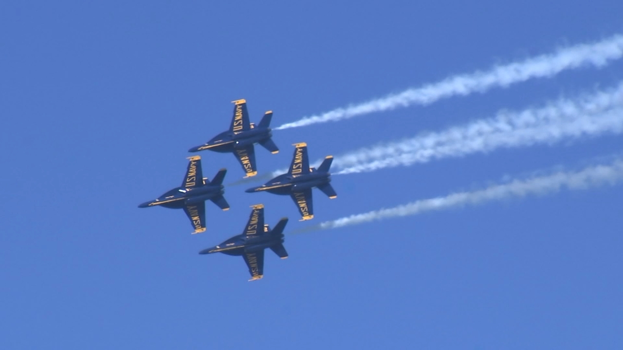 Blue Angels roar back over San Francisco Bay after Friday fog delay
— ABC 7 Bay Area, Menlo Park Arts news