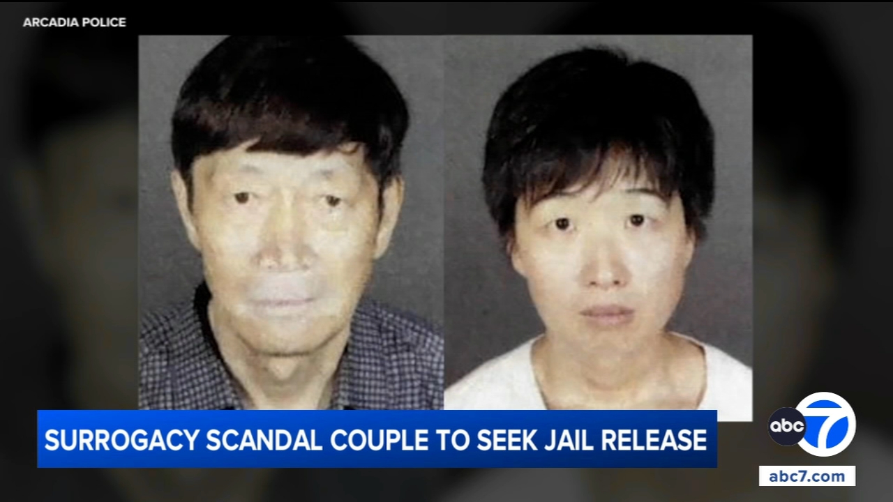 California couple accused in surrogacy scandal to seek release from jail, attorneys say
       — ABC 7 Bay Area, Menlo Park Community news