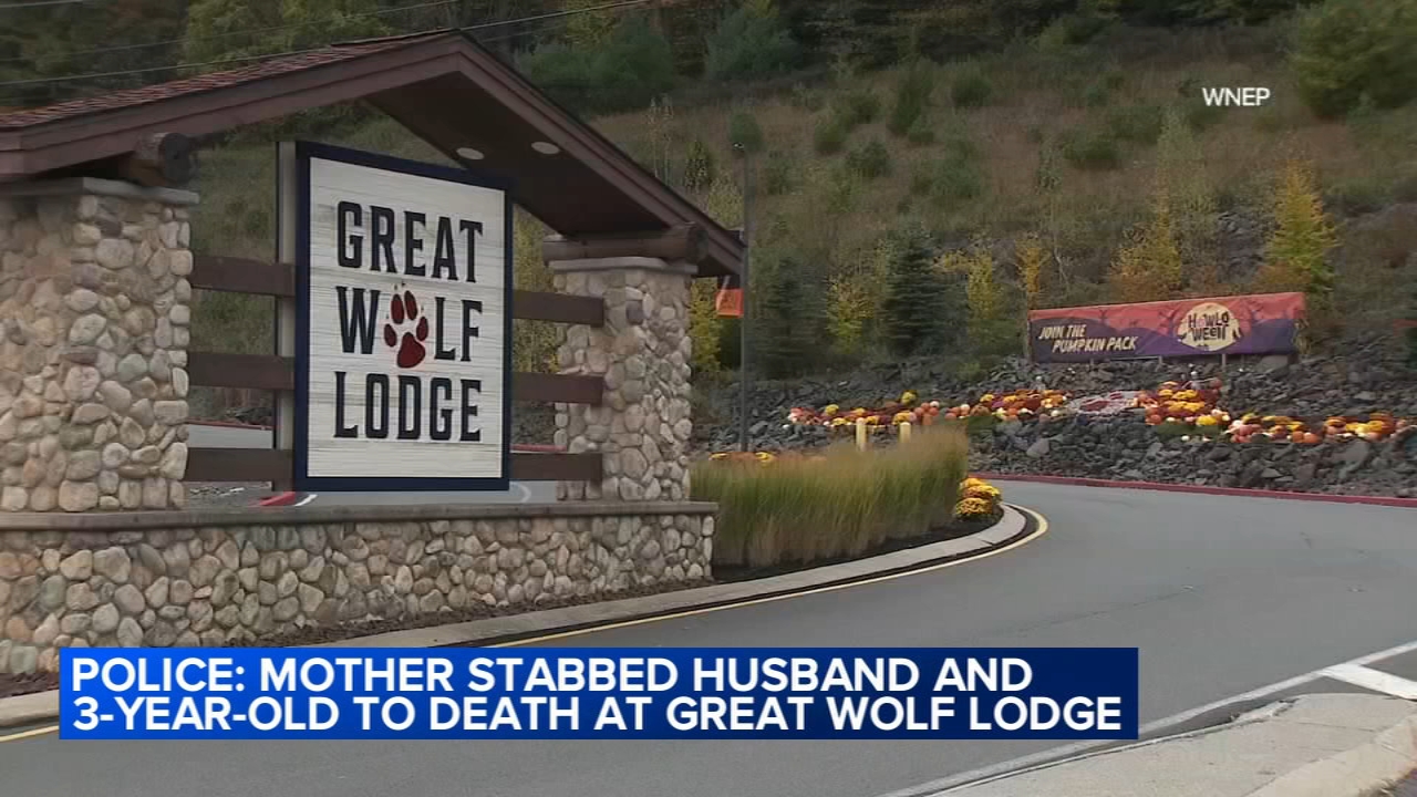 Great Wolf Lodge homicide: Metallica Rose Harrison accused of stabbing husband Charles Harrison, son to death at family resort in the Poconos in Scotrun, Monroe County, Pennsylvania
— ABC 7 Bay Area, Menlo Park Community news