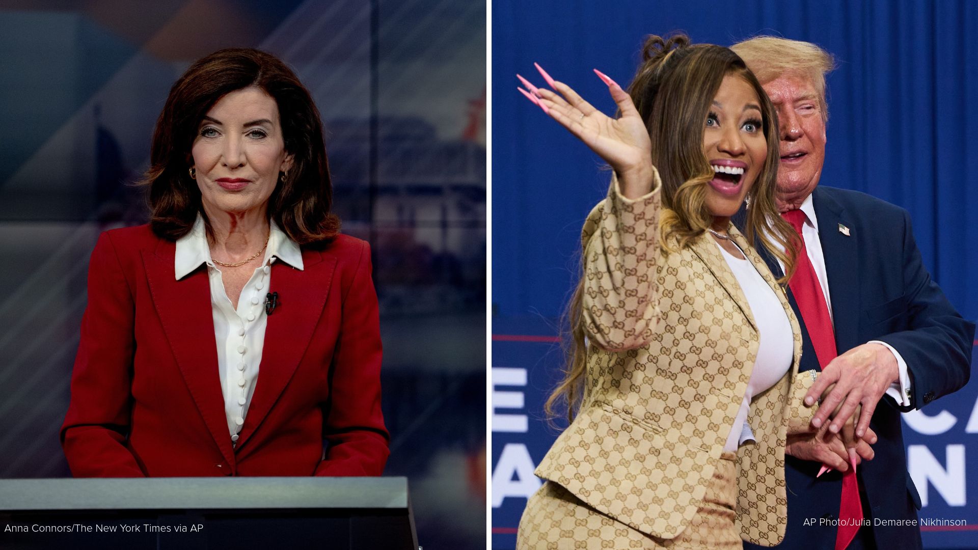 New York Governor Kathy Hochul responds after rapper Nicki Minaj calls her 'evil'
       — Menlo Park Community news