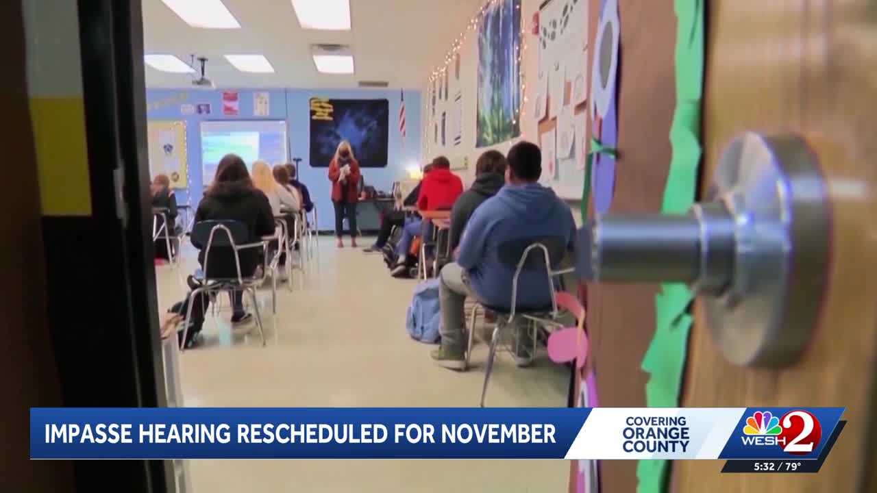 Orange County Public Schools suspends special impasse hearing — WESH 2 Orlando, Menlo Park Health news