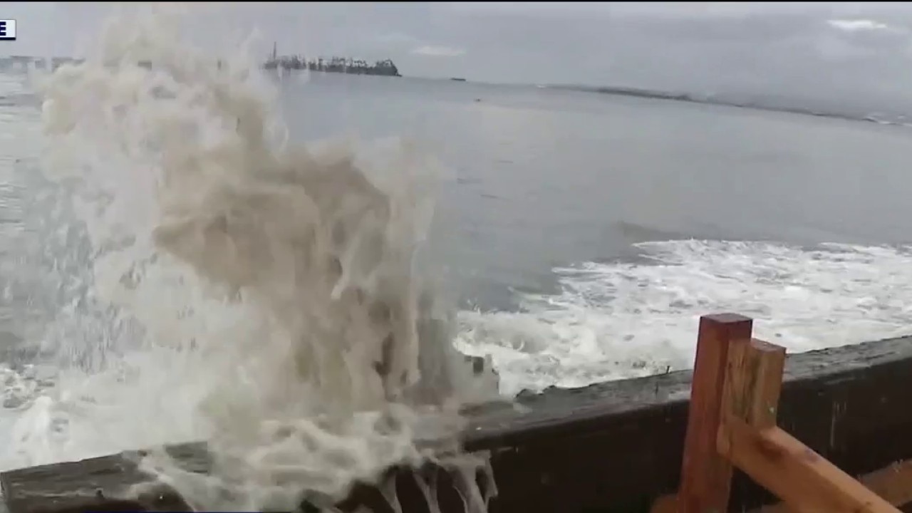 Assessing damages from Tropical Storm Rachel in Long Beach  — KTVU FOX 2 Bay Area, Menlo Park Community news
