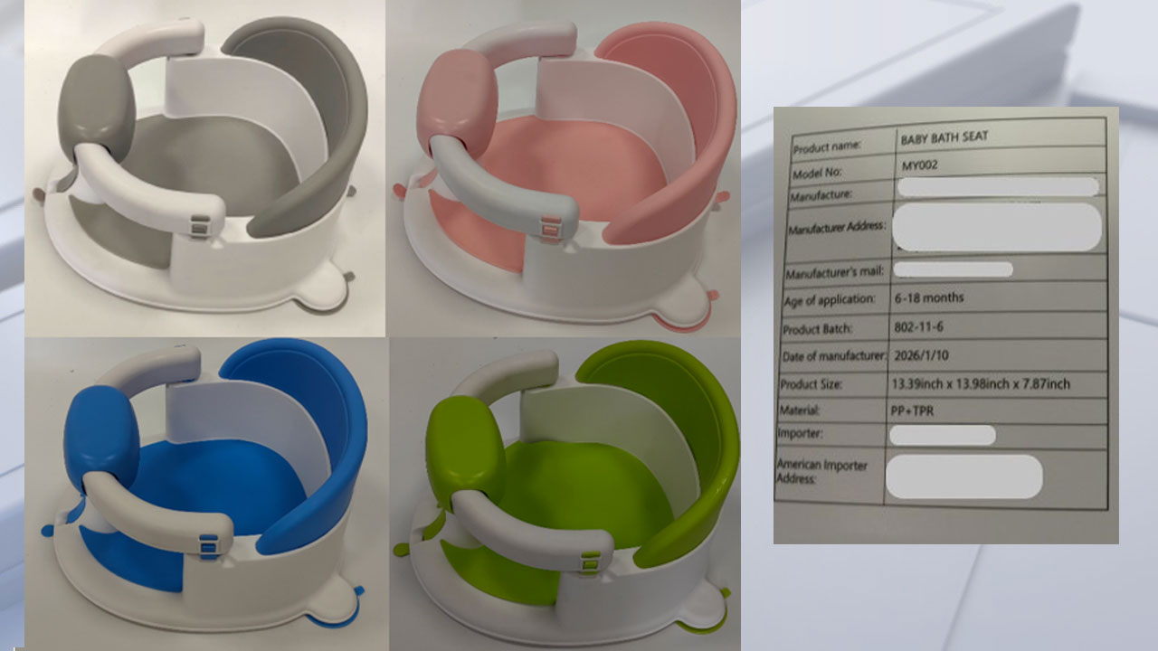 Baby bath seats sold on Amazon under recall for risk of serious injury, drowning — KTVU FOX 2 Bay Area, Menlo Park Government news