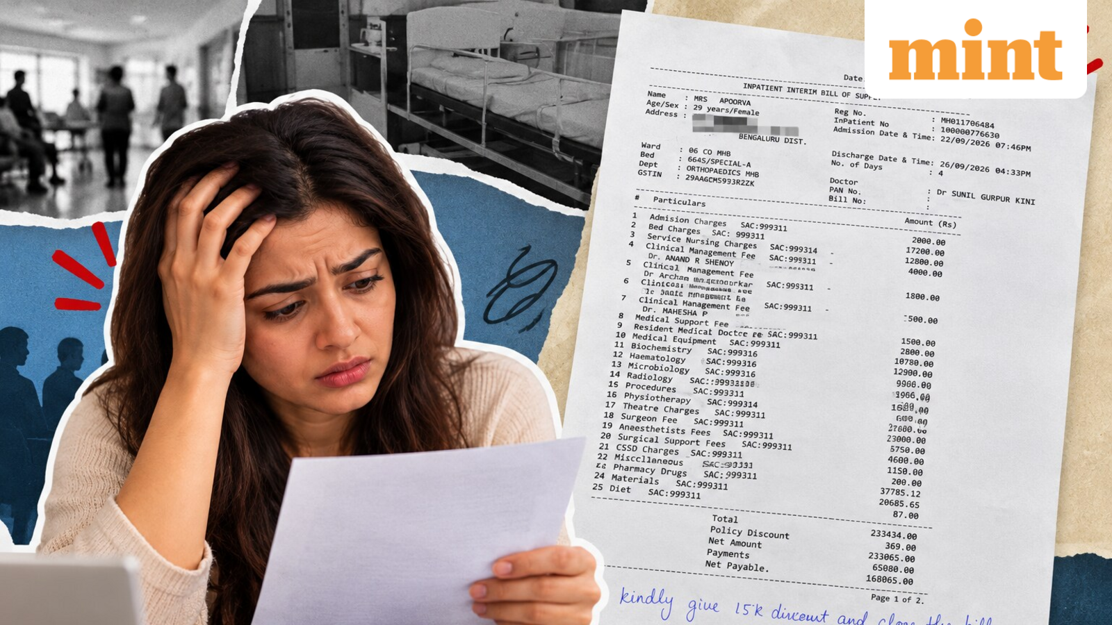 ₹2.33 lakh hospital bill despite alleged service failures: What rights do patients' have? — Mint India, Menlo Park Health news